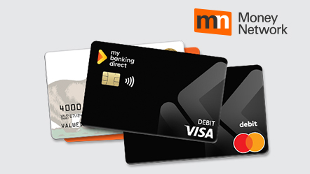 Prepaid Visa debit card