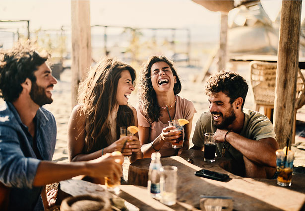 People having drinks