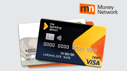 Prepaid Visa debit card